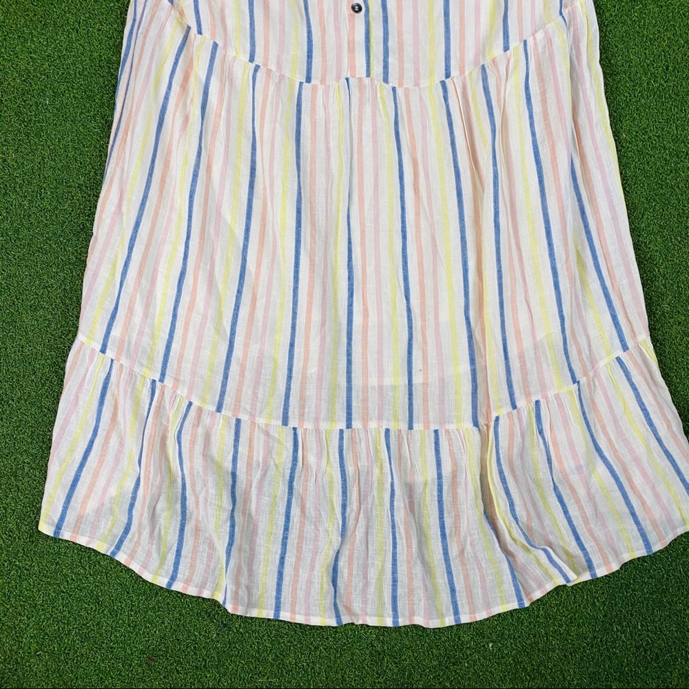 Splendid Women Tiered Striped Long Maxi Dress - Picture 5 of 9